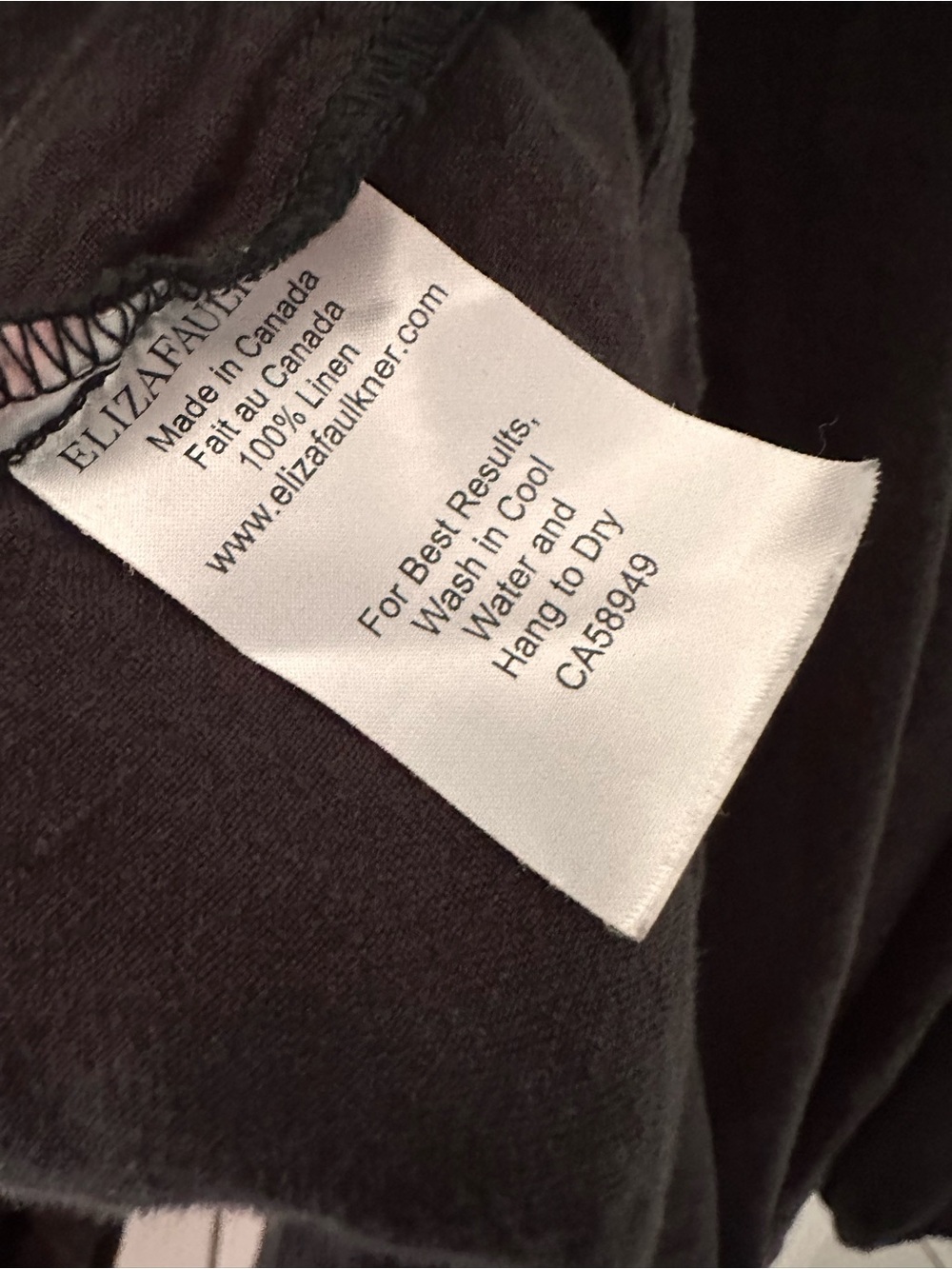 Eliza Faulkner Linen Blouse - Picture 5 of 5